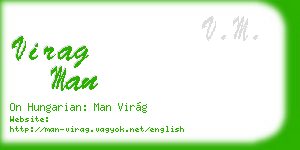 virag man business card